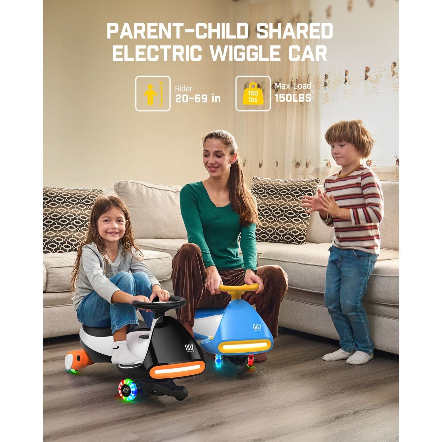 FanttikRide N7 Pro Electric Wiggle Car with Pedal